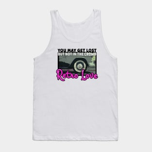 Retro Love - Vintage Cars Lover Tank Top